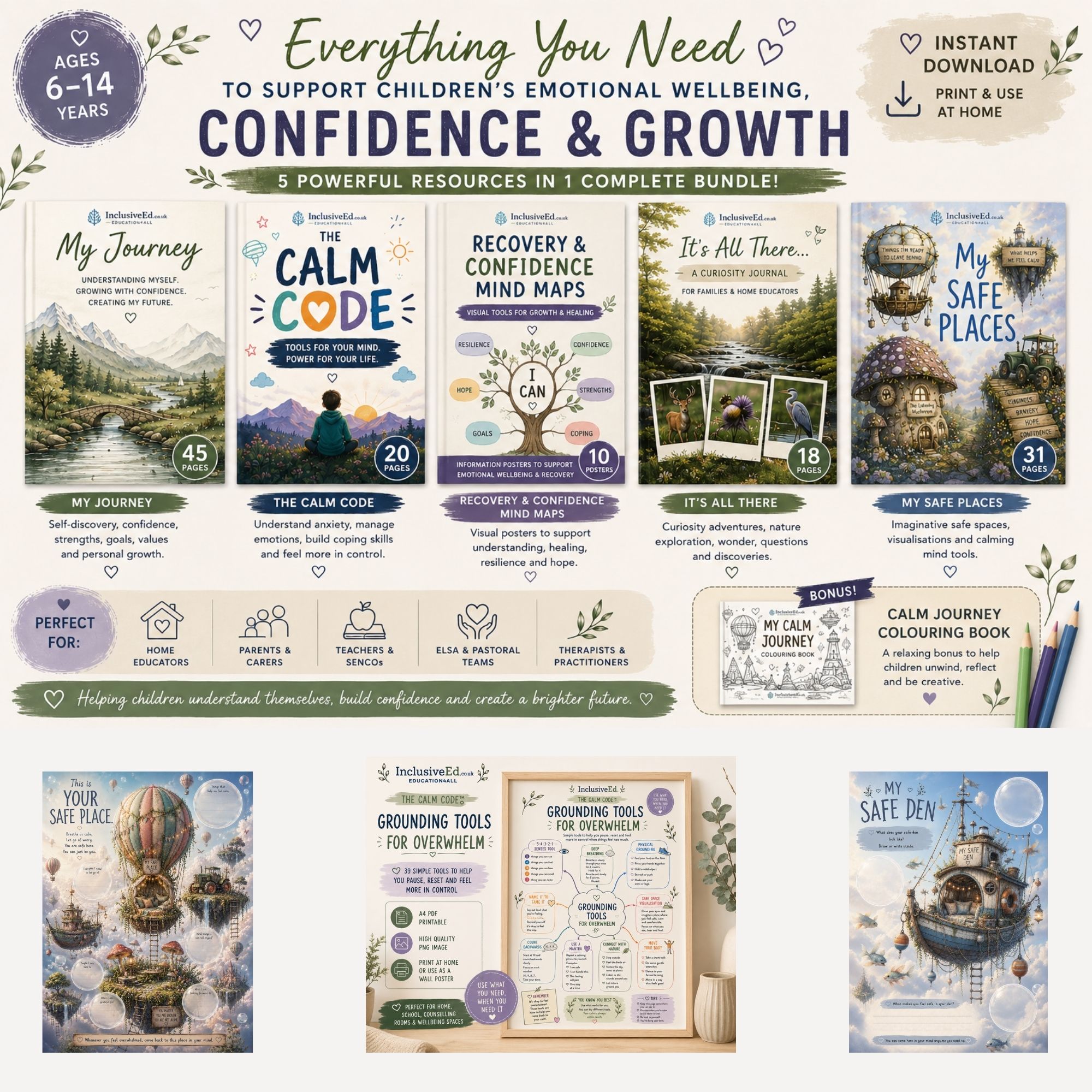 Children's Wellbeing Toolkit Confidence and Growth Activities resource preview