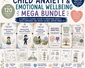 The Ultimate Child Anxiety & Emotional Wellbeing Mega Bundle preview