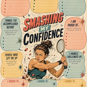 Self Belief and Confidence Building Journal for Growth Mindset Therapy (Digital Download) preview