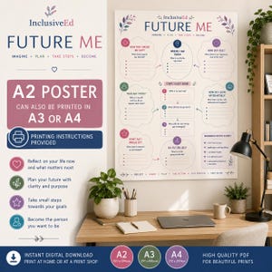 Visualisation, Organisation, Future Planning & Goal Setting Tools, Neurodiversity friendly (Digital Download) preview
