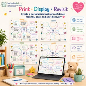 My Project – Interactive Confidence and Self-Discovery Tool for Children | Printable Mind Maps & Self-Esteem Activities preview