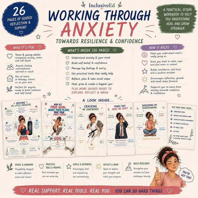 Working Through Anxiety: Workbook contents, audience and benefits